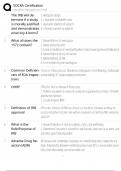 SOCRA Certification &sol; 2025 Update &sol; Score 100&percnt; &sol; Exam Prep & Study Guide