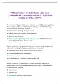  VATI Green Light Predictor Exam &ndash; Completed Study Set &lpar;2025&ndash;2026&rpar; with A&plus; Grade