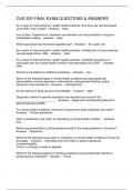 CHS 200 FINAL EXAM QUESTIONS & ANSWERS