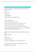 OIM 452 Exam &vert; Questions with Correct Answers &vert; Latest Update &lpar;2025&sol;2026&rpar;