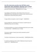 Live fire instructor practice test ACTUAL exam&colon; QUESTION AND ANSWERS UPDATED 2025 LATEST