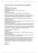CHS 200 FINAL- QUIZ QUESTIONS & ANSWERS