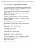 CHS 200 QUIZZES QUESTIONS & ANSWERS