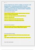 ICEMA PROTOCOL STUDY GUIDE&vert;&vert; ACCURATE AND  FREQUENTLY TESTED QUESTIONS AND 100&percnt;  CORRECT ANSWERS WITH RATIONALES&vert;&vert; LATEST  AND COMPLETE UPDATE WITH EXPERT VERIFIED  SOLUTIONS&vert;&vert; SURE PASS&excl;&excl;