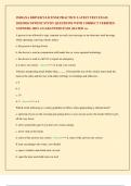 INDIANA DRIVER'S LICENSE PRACTICE LATEST TEST EXAM 2025&sol;2026 NEWEST STUDY QUESTIONS WITH CORRECT VERIFIED ANSWERS 100&percnt; GUARANTEED PASS &vert; RATED A&plus;