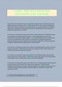 CGEIT - PRE TEST EXAM 2025 QUESTIONS AND ANSWERS