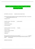 Kybod Nursing Jurisprudence Exam Preparation Guide&period;