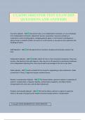CLAIMS ADJUSTER TEST EXAM 2025 QUESTIONS AND ANSWERS
