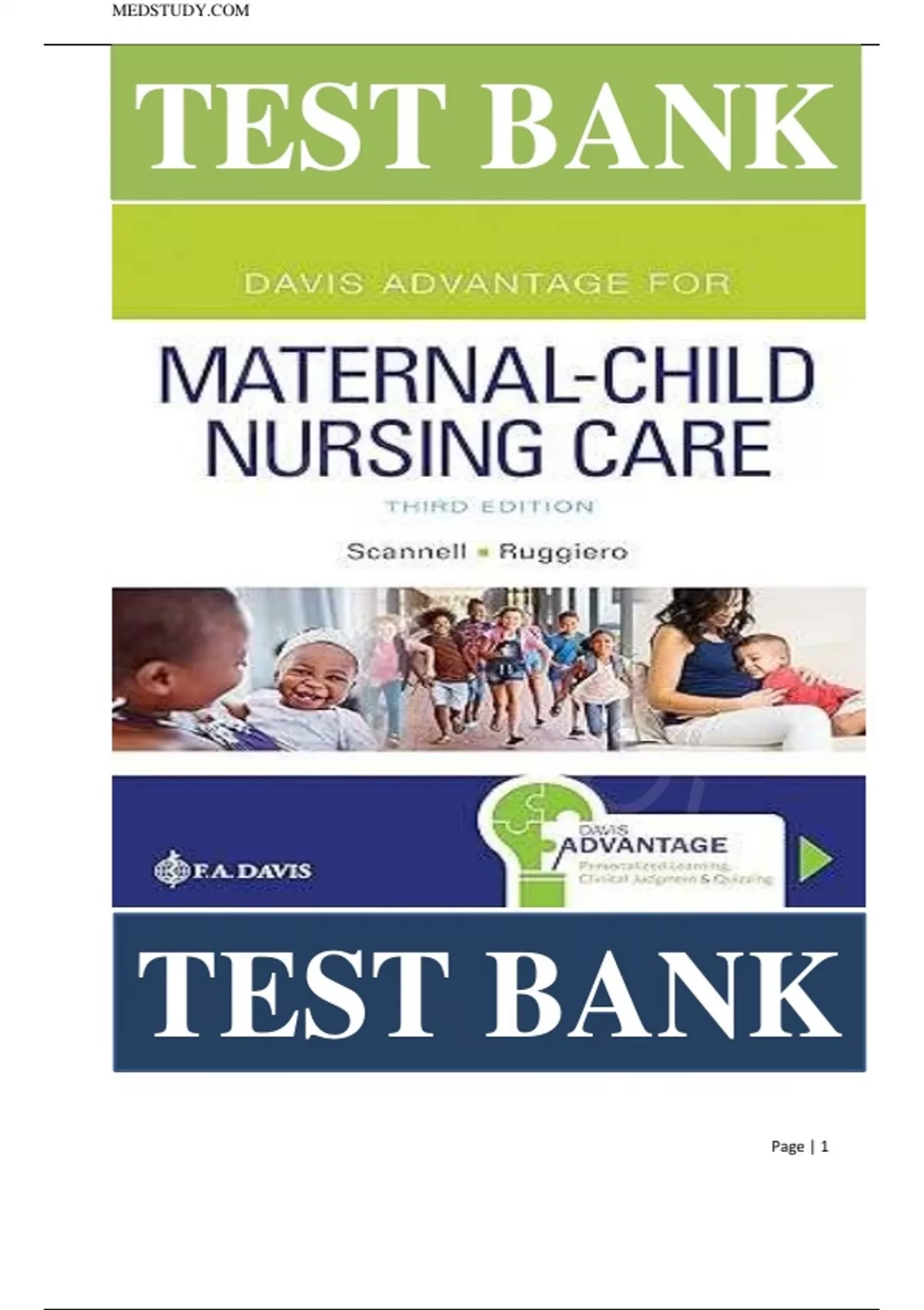 Test Bank For Davis Advantage for Maternal-Child Nursing Care Third ...