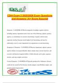 CDIA Exam 2 2025&sol;2026 &ndash; 100&plus; Solved Q&A &vert; Dementia&comma; Schizophrenia&comma; TBI&comma; Memory & Language Therapy&comma; Executive Dysfunction&comma; Speech Disorders