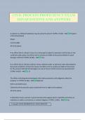 CIVIL PROCESS PROFICIENCY EXAM 2025 QUESTIONS AND ANSWERS