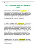 CMY3701 QUESTIONS AND ANSWERS  2025