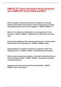 PMK-EE E7 CAREER INFORMATION EXAM QUESTIONS AND ANSWERS&period;