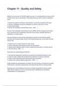 Chapter 11 - Quality and Safety Questions & Answers 2025&sol;2026 &lpar; A&plus; GRADED 100&percnt; VERIFIED&rpar;