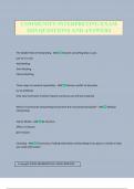 COMMUNITY INTERPRETING EXAM 2025 QUESTIONS AND ANSWERS