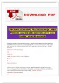 CRPC FINAL EXAM CRPC PRACTICE EXAM &lbrack;4 LATEST VERSIONS 2025 UPDATE&rsqb; QUESTIONS WITH 100&percnt; CORRECT VERIFIED ANSWERS