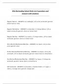 Elite Bartending School Drink List 4 questions and answers with solutions&period;