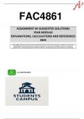 FAC4861 TEST 4 (COMPLETE QUESTIONS & ANSWERS) YEAR MODULE 2025 - DUE 6 AUGUST 2025