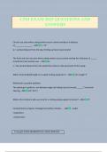 CPSI EXAM 2025 QUESTIONS AND ANSWERS