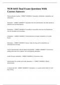 NUR 641E final Exam Questions With Correct Answers