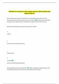 AMH2010 Test 1 Questions with Complete Solutions 100&percnt; Verified&vert; Latest  Update Graded A&plus; 