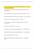 psi Texas state board nail tech Exam Questions with Correct Answers &vert; Latest Update 2025&sol;2026