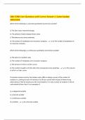 BUNDLE FOR COBA Core EXAMS ALL Questions with Correct Answers &vert; COMPLETE Solutions 