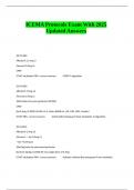 ICEMA Protocols Exam With 2025 Updated Answers