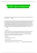 - Icema - Determination Of Death On Scene 12010 All Answers Correct&period;