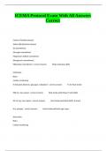 ICEMA Protocol Exam With All Answers Correct