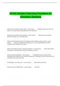 ICEMA Standard Operating Procedures for Emergency Response exam