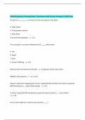 RADAR Operator Training Exam &vert; Questions with Correct Answers &vert; 100&percnt; Pass