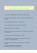 CT DMV PERMIT TEST EXAM 2025 QUESTIONS AND ANSWERS