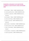 NURSING 120 QUIZ &num;1 EXAM WITH CORRECT QUESTIONS AND ANSWERS 2025