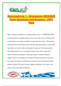 NANOMEDICINE EXAM
