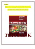 Test Bank For Lippincott Illustrated Reviews: Pharmacology 7th Edition by Karen Whalen||ISBN NO: 9781496384133||All Chapters 1-48 Fully Covered,Complete Guide A+,Newest Version 2025.