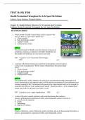 TEST BANK FOR Health Promotion Throughout the Life Span 9th Edition Authors&colon; Carole Edelman&comma; Elizabeth Kudzma