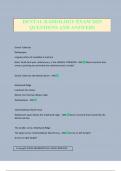 DENTAL RADIOLOGY EXAM 2025 QUESTIONS AND ANSWERS