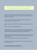 DENTAL RADIOLOGY EXAM 2025 QUESTIONS AND ANSWERS
