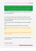 NUR631-Advanced Health Assessment  Test 1 Questions and Correct Answers&sol;  Latest Update &sol; Already Graded 