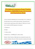 PTA National Licensure Exam 2025&sol;2026 &ndash; 250&plus; Clinical Questions with Correct Answers &vert; NPTE Prep&comma; Assistive Devices&comma; Modalities&comma; Gait&comma; Neuro&comma; CVA&comma; Wound Care & Special Populations