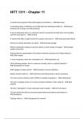HITT 1311 - Chapter 11 NEWEST 2025&sol;2026 ACTUAL EXAM COMPLETE QUESTIONS AND CORRECT DETAILED ANSWERS &lpar;VERIFIED ANSWERS&rpar; &vert;ALREADY GRADED A&plus;&vert;&vert;BRAND NEW&excl;&excl;