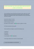 EMT MEDICAL EXAM 2025 QUESTIONS AND ANSWERS