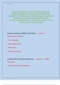 ONS FUNDAMENTALS OF CHEMOTHERAPY IMMUNOTHERAPY EXAM QUESTIONS AND CORRECT ANSWERS