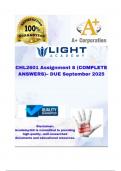 CHL2601 Assignment 8 &lpar;COMPLETE ANSWERS&rpar; 2025 &ndash; DUE August 2025&semi; 100&percnt; TRUSTED Complete&comma; trusted solutions and explanations