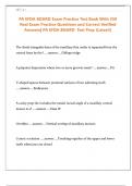 PA EFDA BOARD Exam Practice Test Bank With 350 Real Exam Practice Questions and Correct Verified Answers