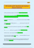CID study guide Questions and Answers  &lpar;Expert Solutions&rpar; 