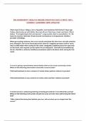 RN COMMUNITY HEALTH ONLINE PRACTICE 2025 A WITH 100&percnt; CORRECT ANSWERS NEW UPDATE&excl;&excl;