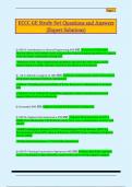ECCC GE Study Set Questions and Answers  &lpar;Expert Solutions&rpar;