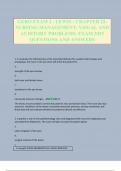 GERO EXAM 2 &colon; LEWIS &colon; CHAPTER 22&colon; NURSING MANAGEMENT&colon; VISUAL AND AUDITORY PROBLEMS&period; EXAM 2025 QUESTIONS AND ANSWERS